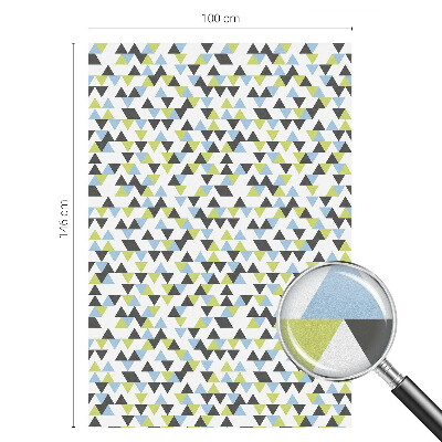 Folie für Fenster blickdicht Geometrische Dreiecke