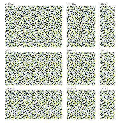 Folie für Fenster blickdicht Geometrische Dreiecke