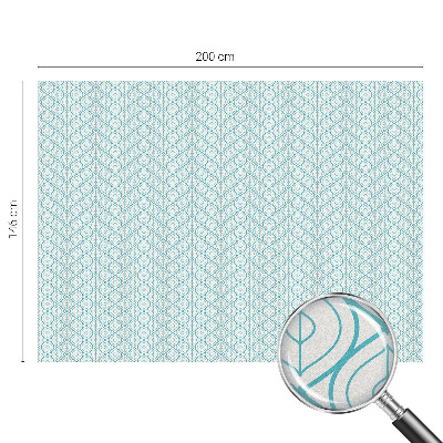 Sichtschutz Klebefolie Buntglasoptik Ovale Symmetrie