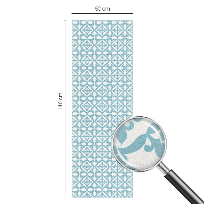 Klebefolie Fenster Sichtschutz Blaue Ornamente