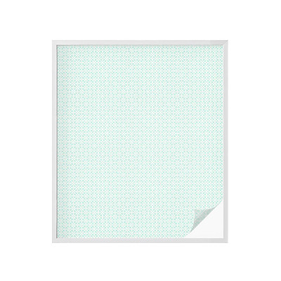 Sichtschutz Klebefolie Buntglasoptik Blumensymmetrie