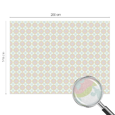 Folie für Fenster blickdicht Pastellfarbenes Ornament