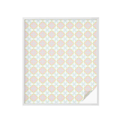 Folie für Fenster blickdicht Pastellfarbenes Ornament