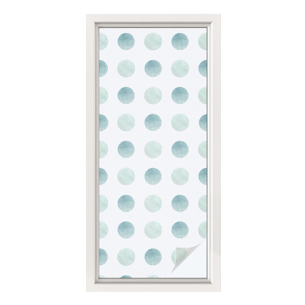 Klebefolie Fenster Sichtschutz Zarte Kreise