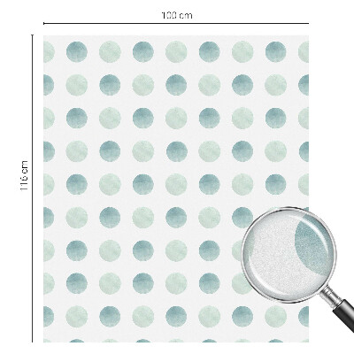 Klebefolie Fenster Sichtschutz Zarte Kreise