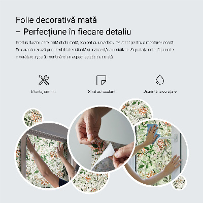 Folie für Fenster blickdicht Florale Leichtigkeit