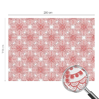 Sichtschutzfolie Fenster Buntglasoptik Spitzenmuster