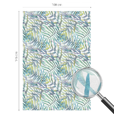 Fensterfolie Sichtschutz Tropische Aquarelle