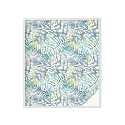 Fensterfolie Sichtschutz Tropische Aquarelle