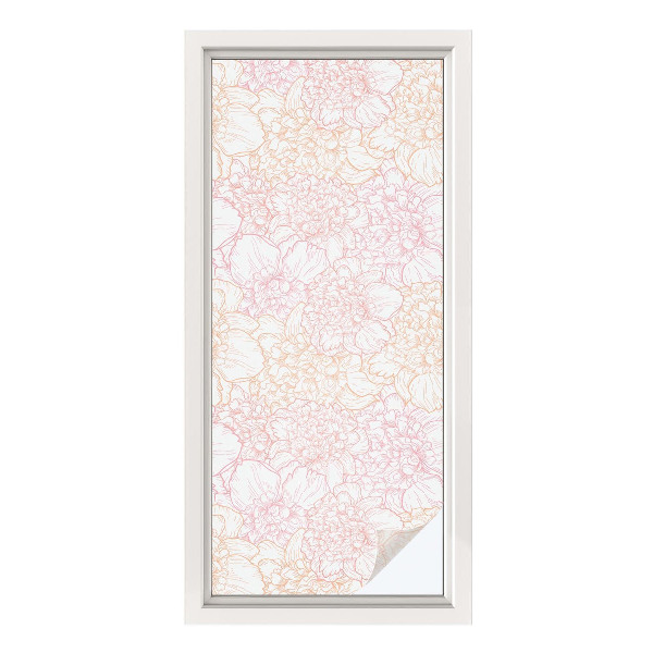 Fensterfolie Sichtschutz Florale Eleganz