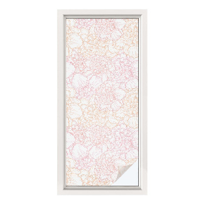 Fensterfolie Sichtschutz Florale Eleganz