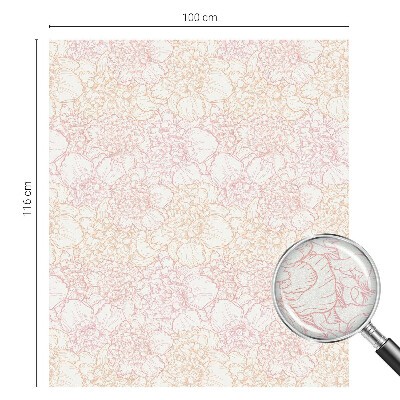 Fensterfolie Sichtschutz Florale Eleganz