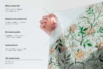 Fensterfolie Sichtschutz Florale Eleganz