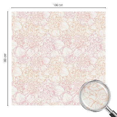 Fensterfolie Sichtschutz Florale Eleganz