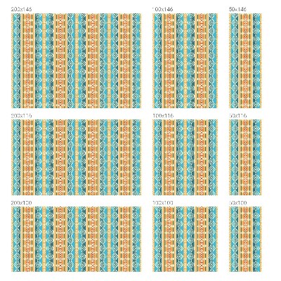 Fensterfolie Sichtschutz Geometrische Motive