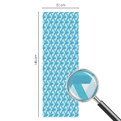 Sichtschutz Klebefolie Buntglasoptik Geometrische Würfel