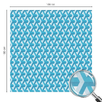 Sichtschutz Klebefolie Buntglasoptik Geometrische Würfel