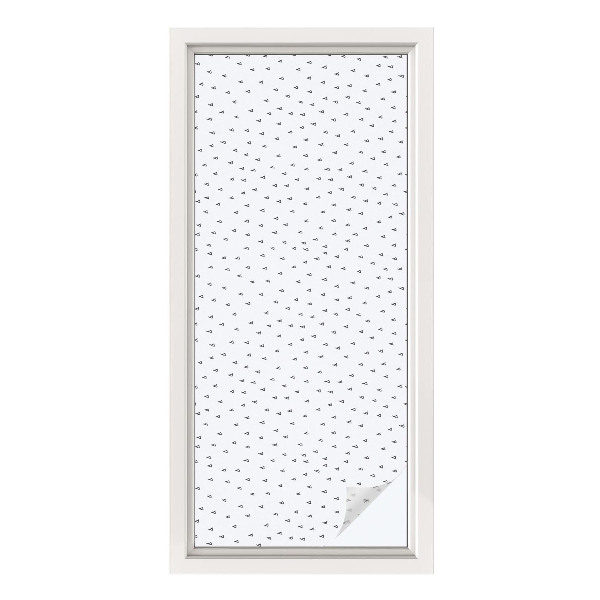 Fensterfolie Sichtschutz Geometrische Dreiecke