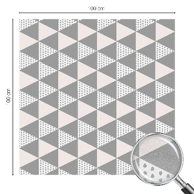 Sichtschutz Klebefolie Buntglasoptik Moderne Geometrie