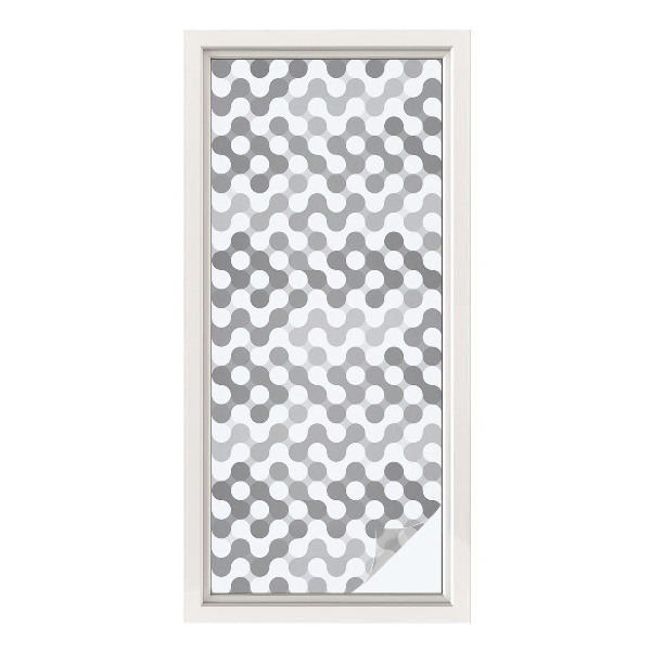 Fensterfolie Sichtschutz Wellengeometrie