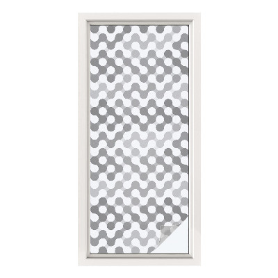 Fensterfolie Sichtschutz Wellengeometrie