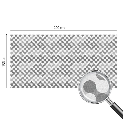 Fensterfolie Sichtschutz Wellengeometrie