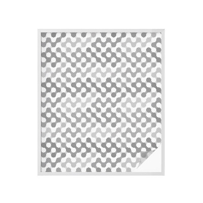 Fensterfolie Sichtschutz Wellengeometrie