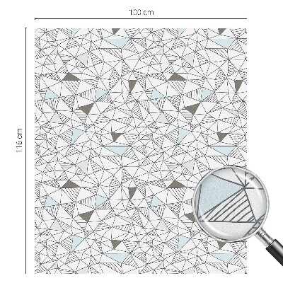 Sichtschutz Klebefolie Buntglasoptik Abstrakte Formen