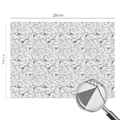 Sichtschutz Klebefolie Buntglasoptik Abstrakte Formen