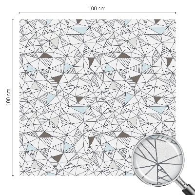 Sichtschutz Klebefolie Buntglasoptik Abstrakte Formen