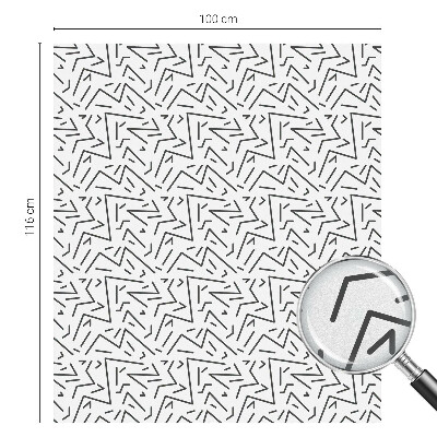 Folie für Fenster blickdicht Abstrakte Zickzacklinien