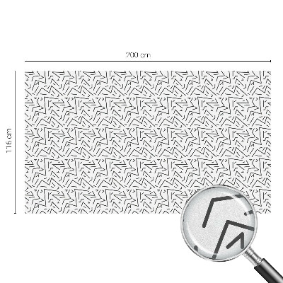 Folie für Fenster blickdicht Abstrakte Zickzacklinien