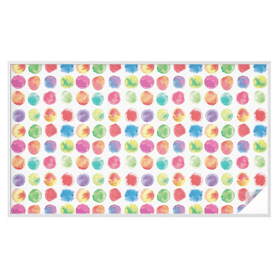 Sichtschutzfolie Fenster Buntglasoptik Bunte Kreise