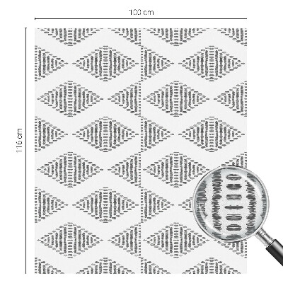 Sichtschutz Klebefolie Buntglasoptik Geometrische Rauten