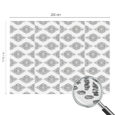 Sichtschutz Klebefolie Buntglasoptik Geometrische Rauten