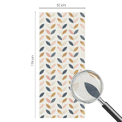 Klebefolie Fenster Sichtschutz Blättermuster