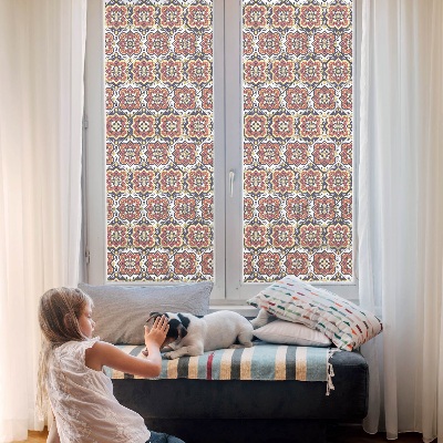 Folie für Fenster blickdicht Blumenschmuck