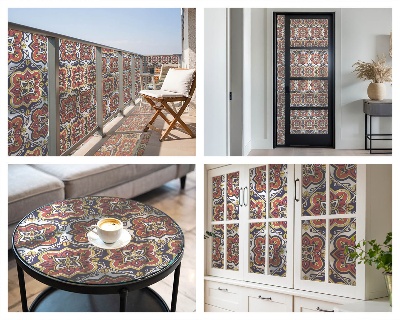 Folie für Fenster blickdicht Blumenschmuck