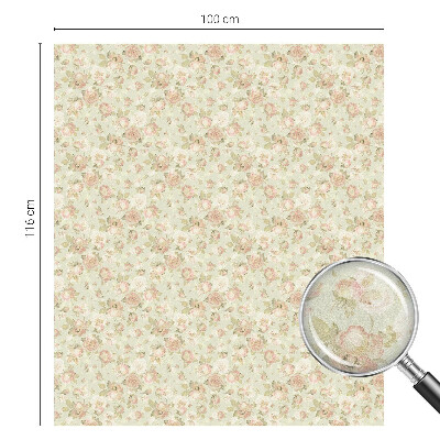 Klebefolie Fenster Sichtschutz Florale Eleganz