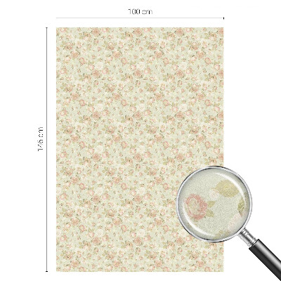 Klebefolie Fenster Sichtschutz Florale Eleganz