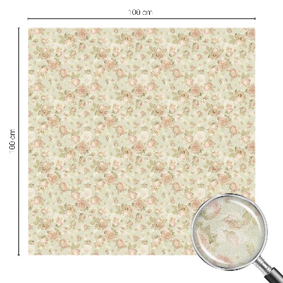 Klebefolie Fenster Sichtschutz Florale Eleganz