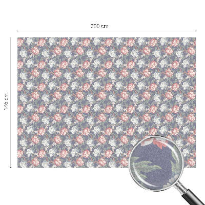 Sichtschutz Klebefolie Buntglasoptik Florale Eleganz