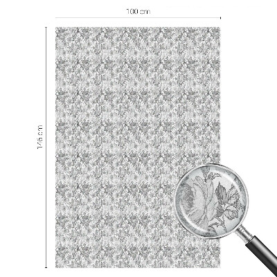 Sichtschutzfolie Fenster Buntglasoptik Florale Eleganz