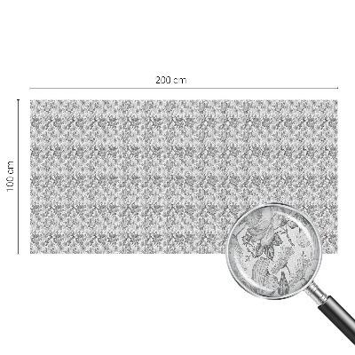 Sichtschutzfolie Fenster Buntglasoptik Florale Eleganz