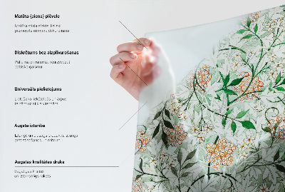 Sichtschutzfolie Fenster Buntglasoptik Florale Eleganz