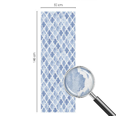 Fensterfolie Sichtschutz Eleganz in Aquarell.