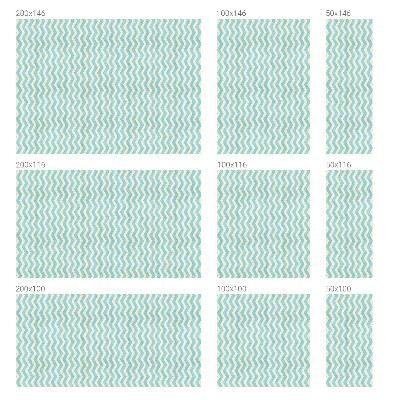 Klebefolie Fenster Sichtschutz Blauer Zickzack