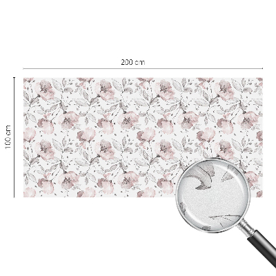 Fensterfolie Sichtschutz Rosenblätter