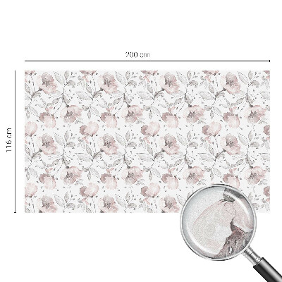 Fensterfolie Sichtschutz Rosenblätter