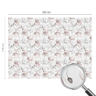 Fensterfolie Sichtschutz Rosenblätter